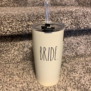Rae Dunn Bride Tumbler with straw